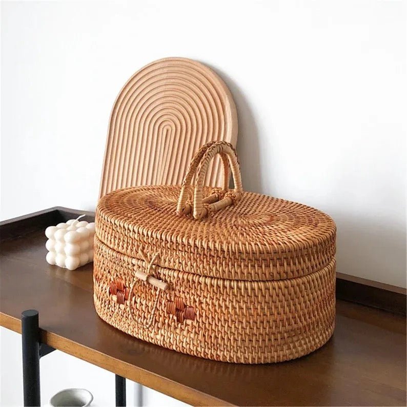 Panier de rangement en rotin "Harmonie" - Cocon by Pharell