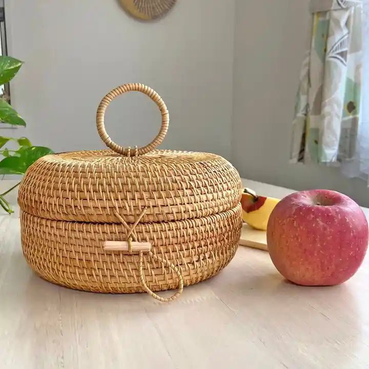 Panier de rangement en rotin "Sphère" - Cocon by Pharell